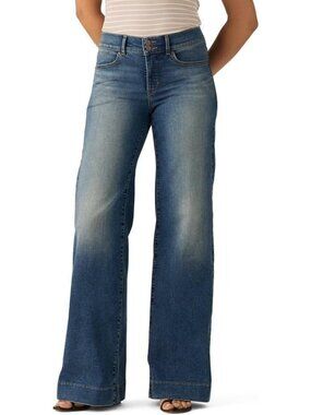 High Stretch Women's Wide Leg Jeans in New Leaving Late - Size 27